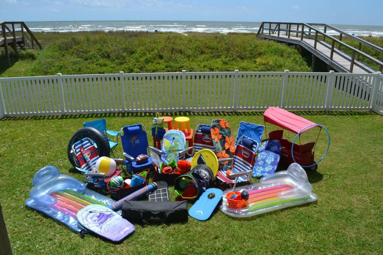 Beachfront Bliss Galveston Bagian luar foto